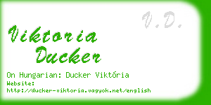 viktoria ducker business card